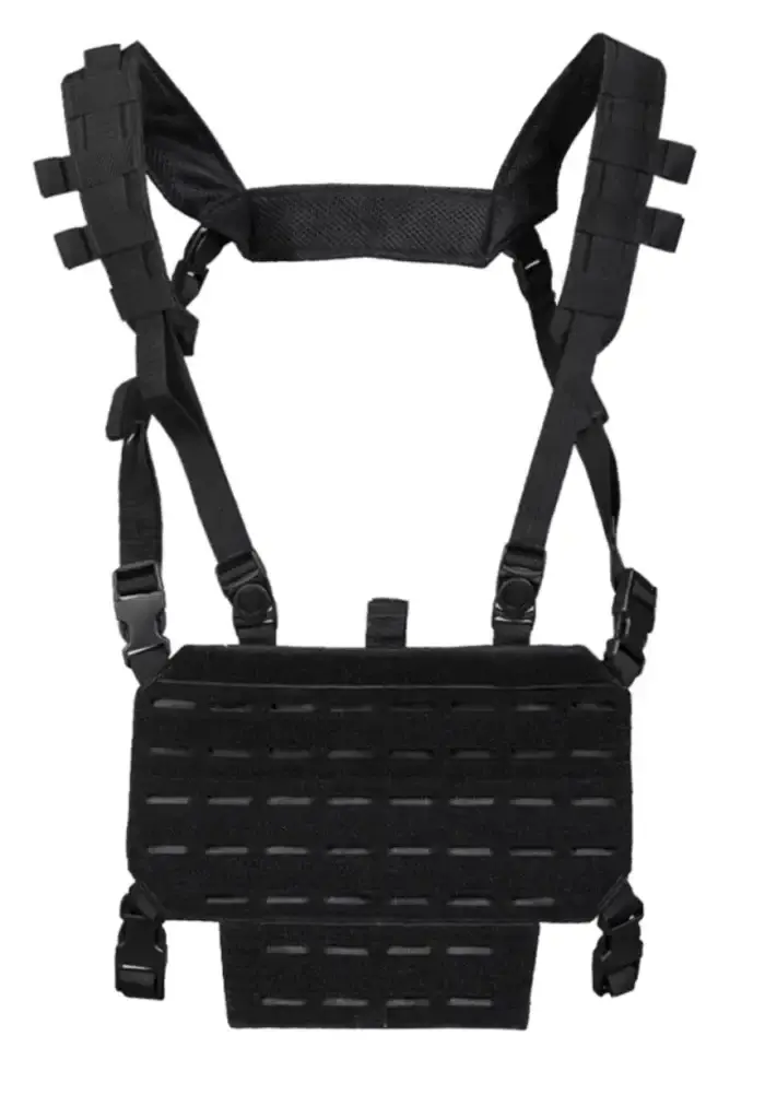 CHEST RIG LEVE PRETO [MILTEC]