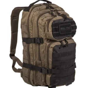 MOCHILA US ASSAULT 20L RANGER VERDE:PRETO [MILTEC]