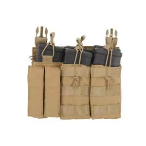 BOLSA TRIPLE 5.56 MAG/PISTOL POUCH PAINL (5+2) - COYOT [8PIELDS]