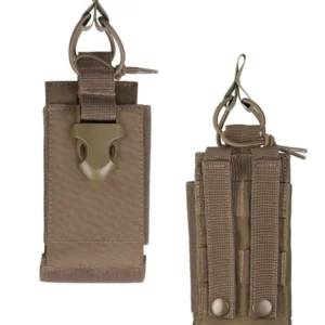 BOLSA MOLLE P- RÁDIO DARK COYOTE [MILTEC]