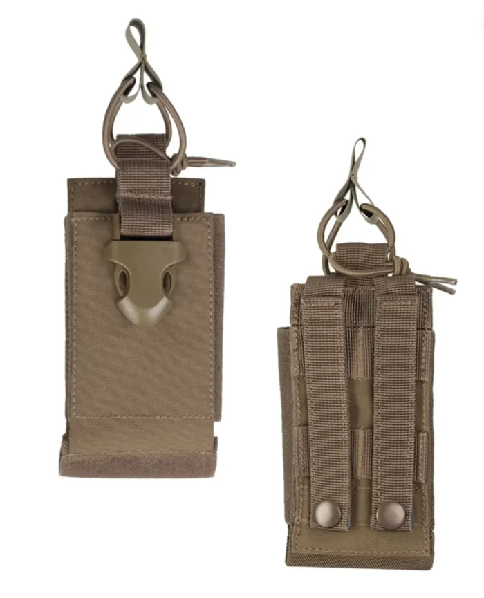 BOLSA MOLLE P- RÁDIO DARK COYOTE [MILTEC]