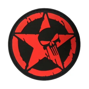 PATCH PVC PUNISHER EST. PRETO E VER - [IMMORTAL]