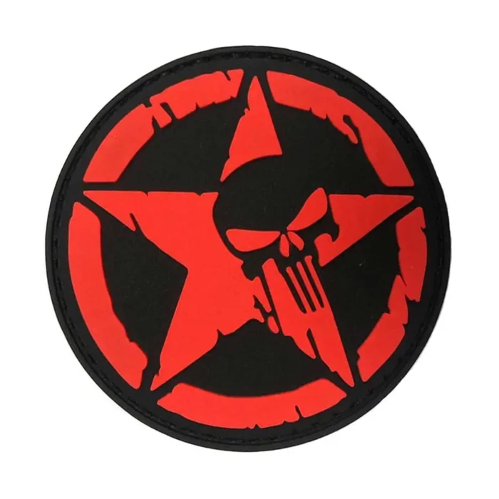 PATCH PVC PUNISHER EST. PRETO E VER - [IMMORTAL]