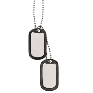 US DOG TAG SILENCIOSO - SILVER [MILTEC]